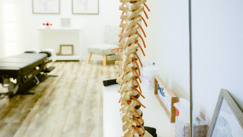 The treatment room at Mequon Family Chiropractic